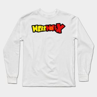 WEREWOLF DRAGONBALL STYLE DESIGN Long Sleeve T-Shirt